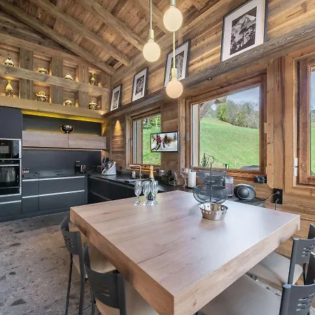 Contemporain Avec Spa, Et Garage - 10 Pers - Fr-1-569-111 * Megeve