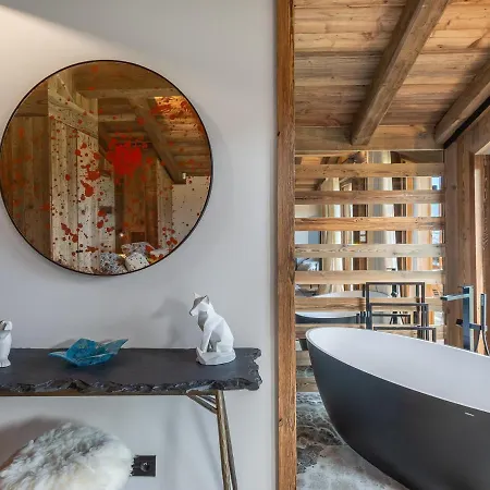 Contemporain Avec Spa, Et Garage - 10 Pers - Fr-1-569-111 Megève